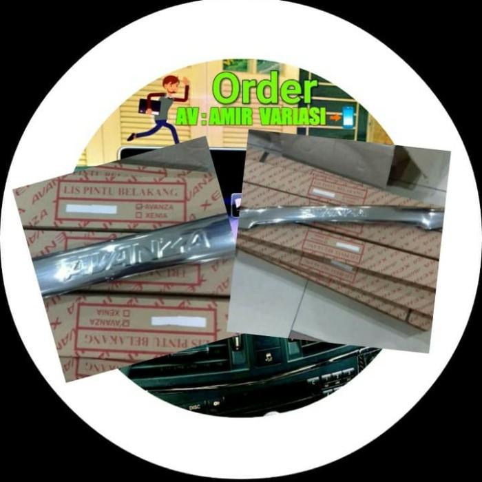 Trunklid/lis pintu belakang Avanza/xenia lama chrome