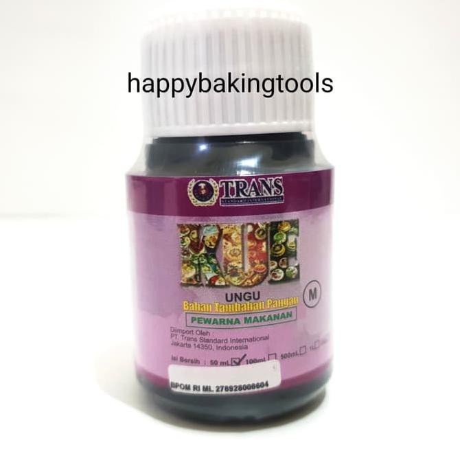 

31.87-Kue- Pewarna Makanan Trans Purple 50Gr, Pewarna Trans Ungu, Pewarna Kue -Terlengkap-Termurah-