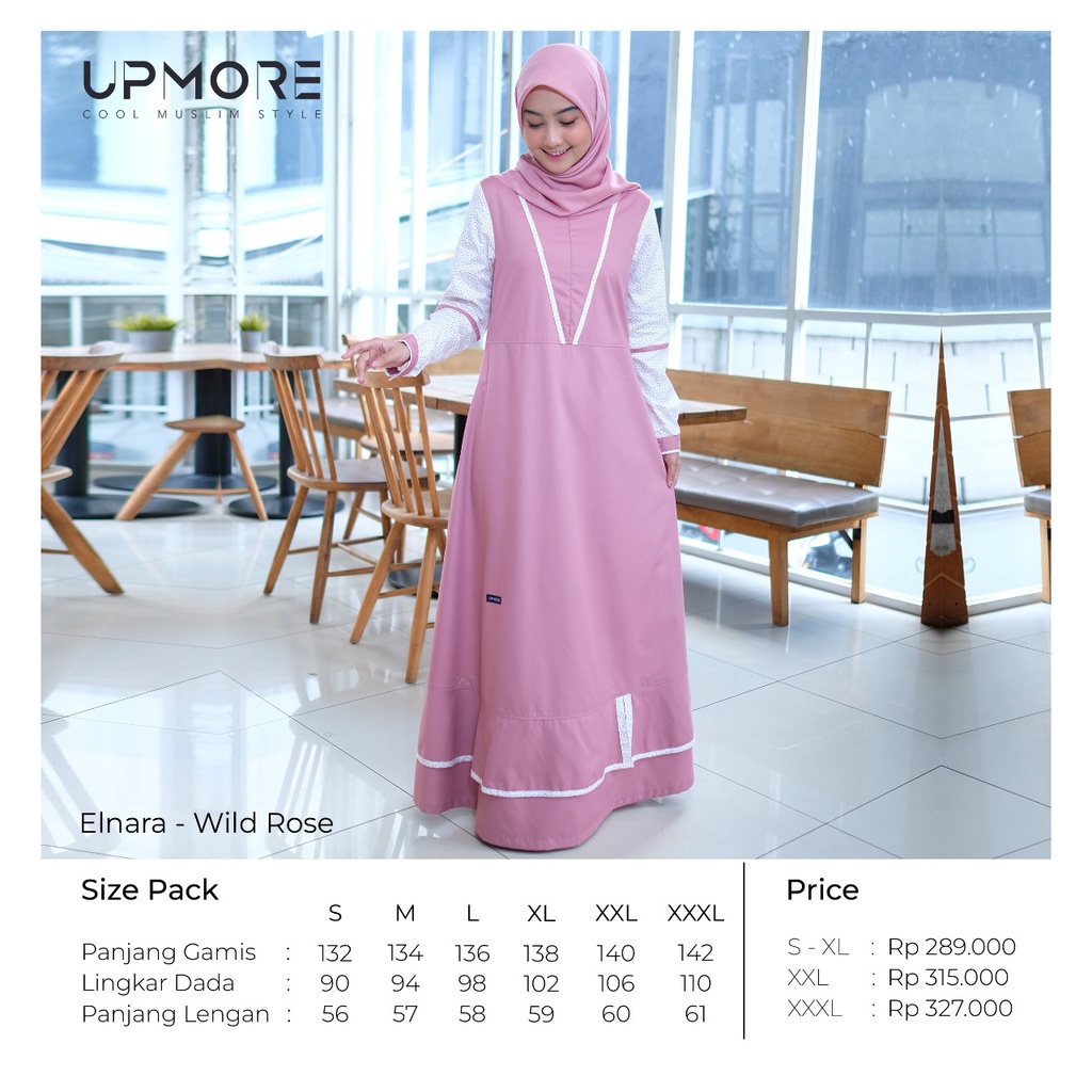 Gamis murah terbaru // UPMORE ELNARA