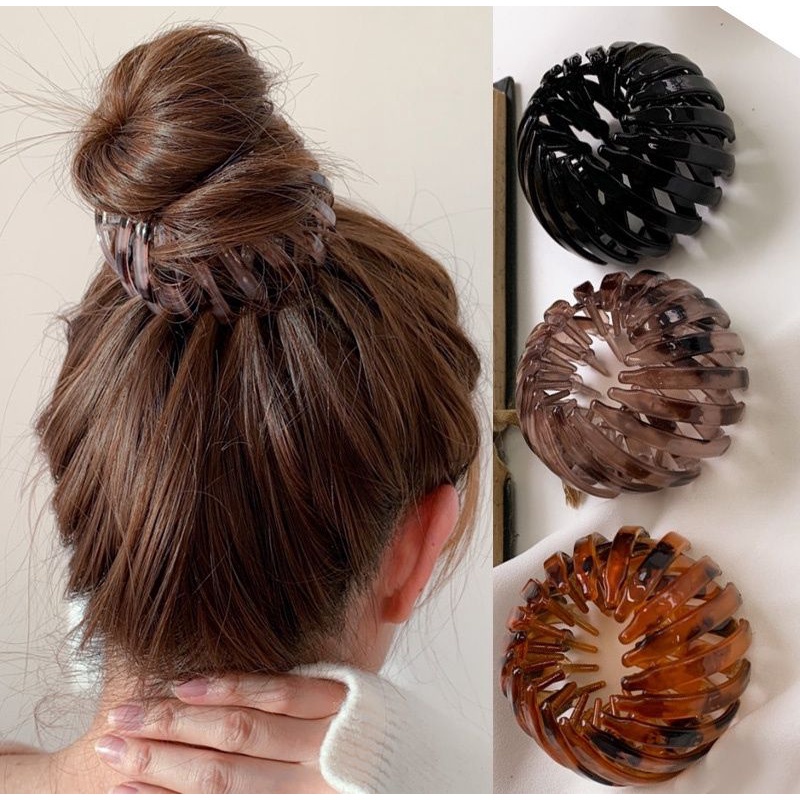 Jepit Rambut Korea Ponytail Hair Clip Sanggul Ikat Rambut Import