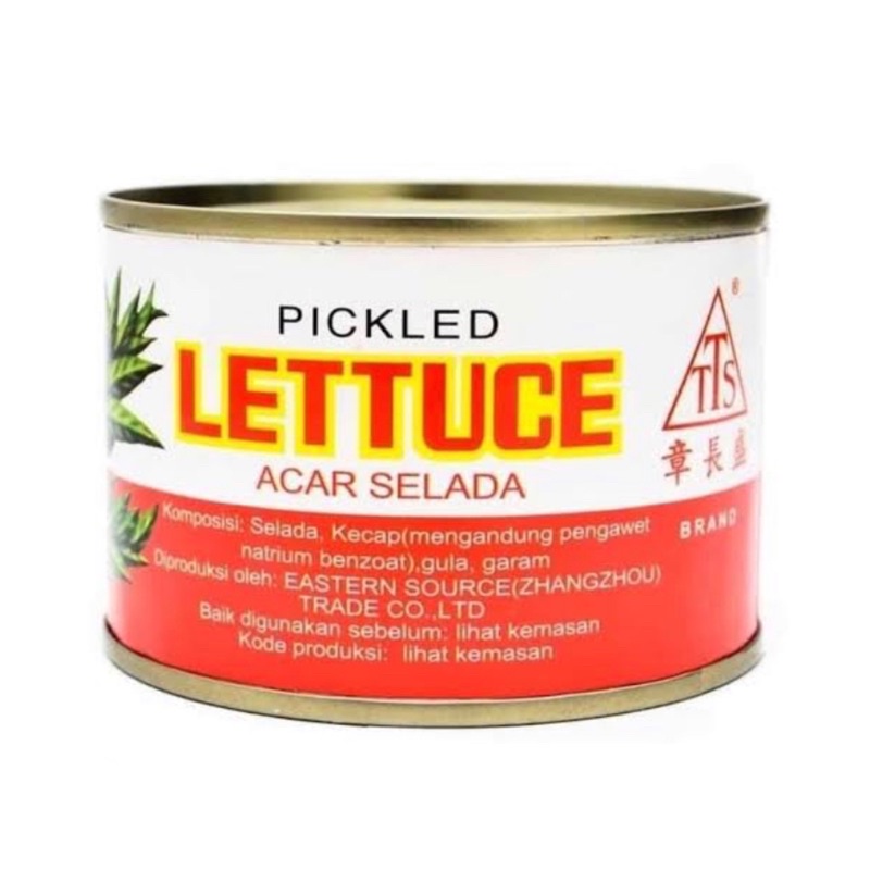 

TTS Pickled Lettuce 182gr/TTS Acar Selada/Caysim Dalam Kaleng Pickled Lettuce