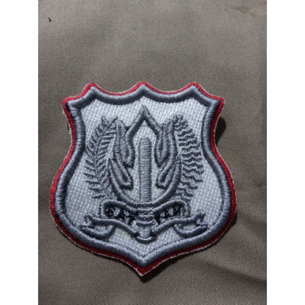 PIN KEWENANGAN SATPAM BORDIR TIMBUL 3D