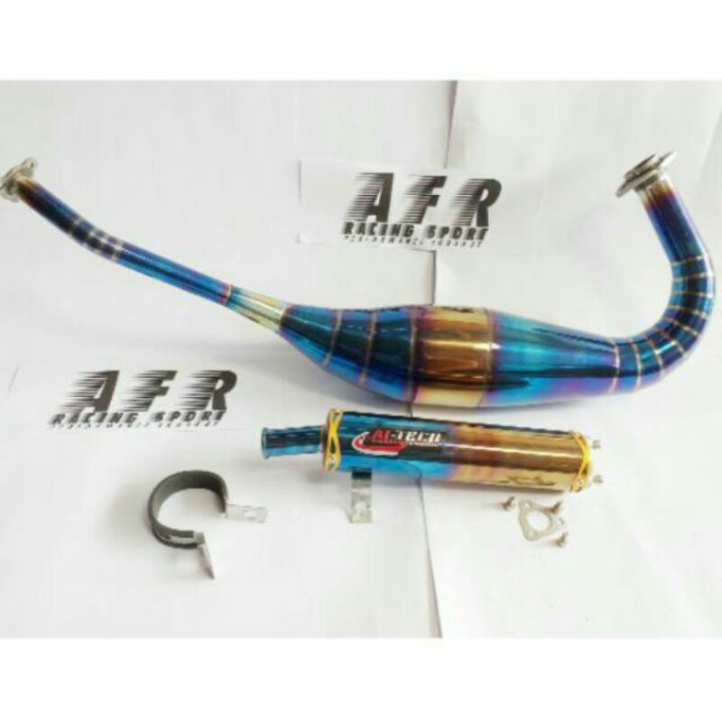 knalpot ninja R RR bluemoon aitech