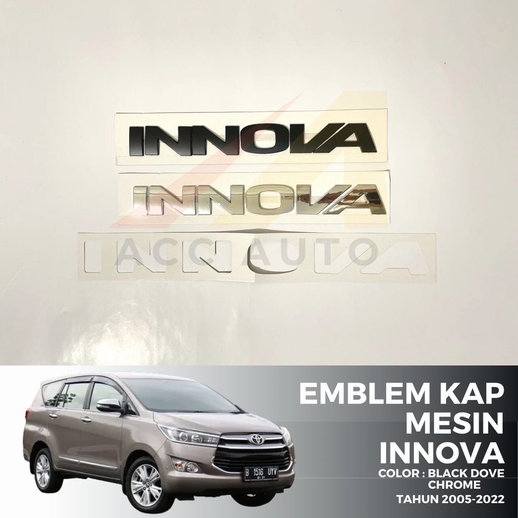 Emblem Kap Mesin Innova Tahun 2005-2022