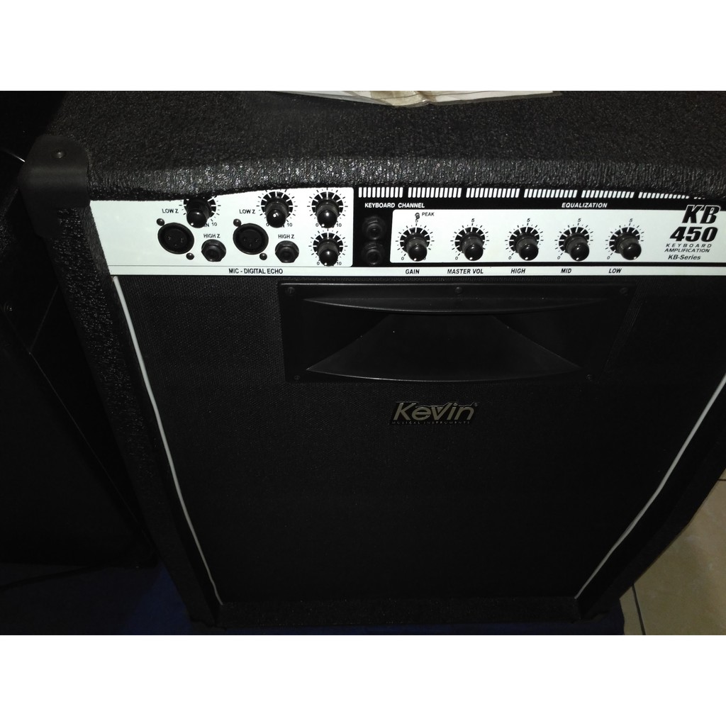 amply keyboad vocal drum elektrik gitar akustik : kevin KB 450 ampli kb450