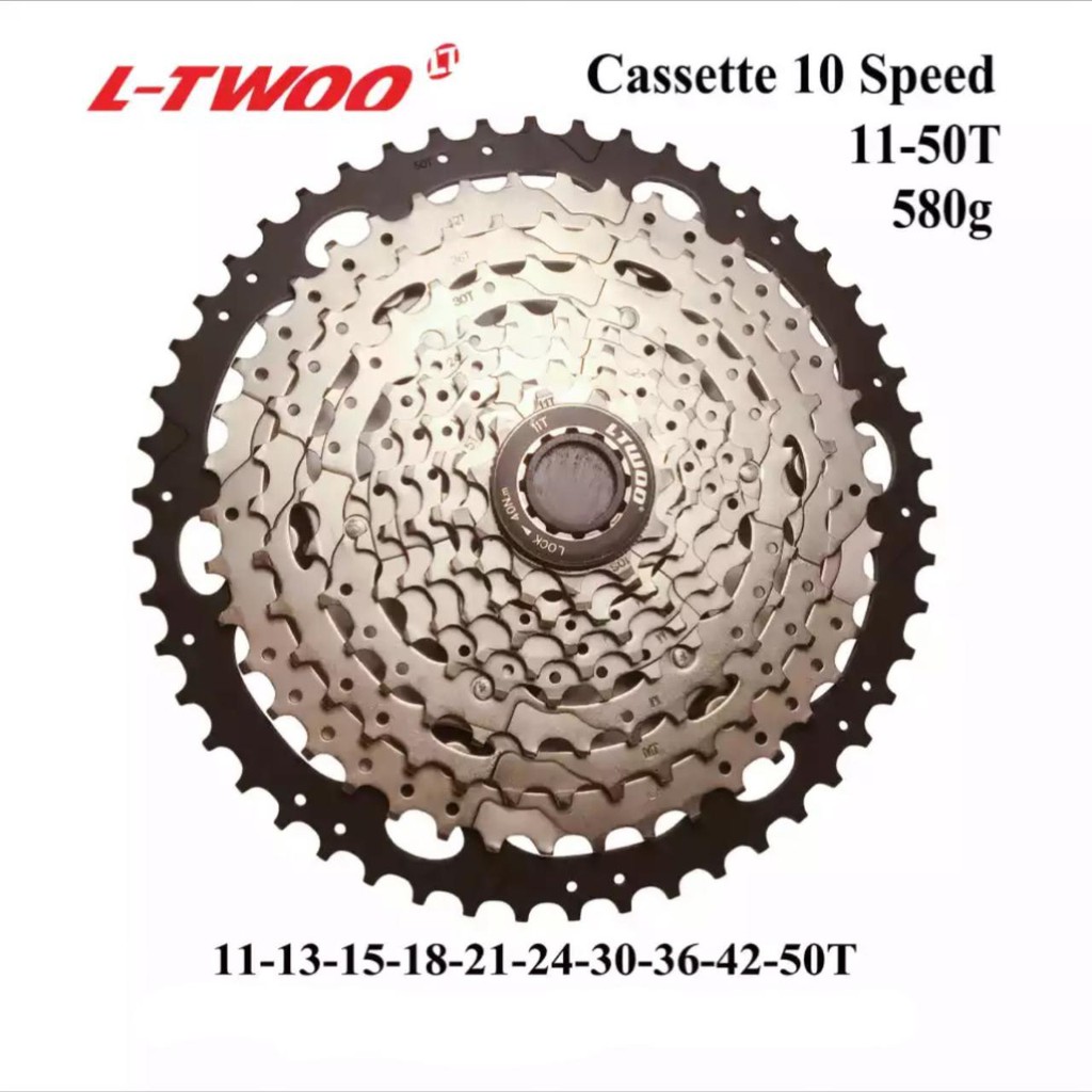 Sprocket 10 Speed 11-50T Ltwoo Sprocket Cassete