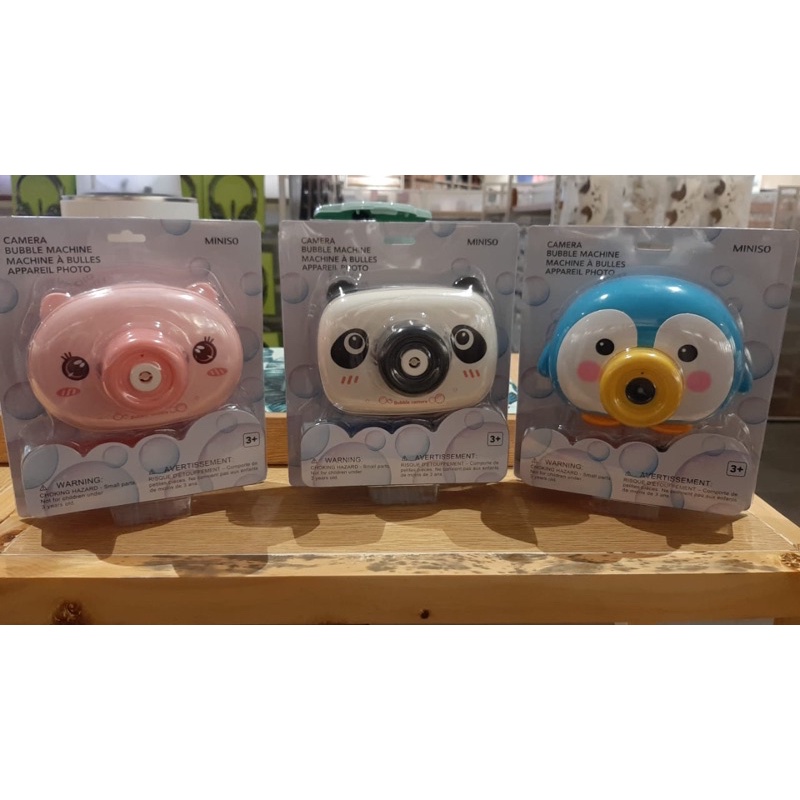 Miniso Animal Series Camera Bubble Machine Kamera Mainan Anak Series Hewan