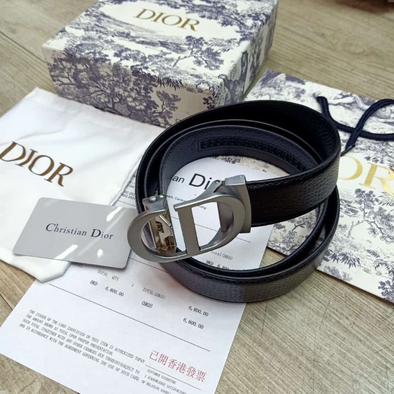 Ikat Pinggang Dori Rel 4cm Belt Gesper Kulit Asli Import