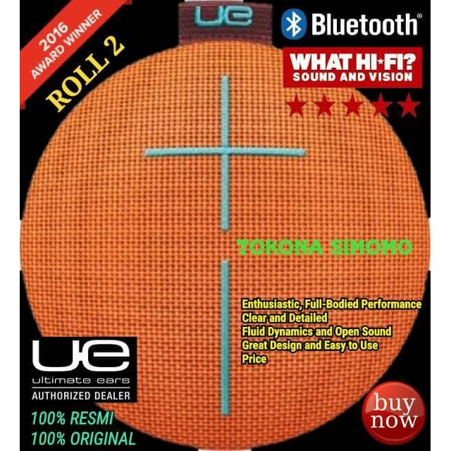 PROMO UE ROLL 2 By Ultimate Ears Bluetooth Waterproof Portable Speaker MURAH