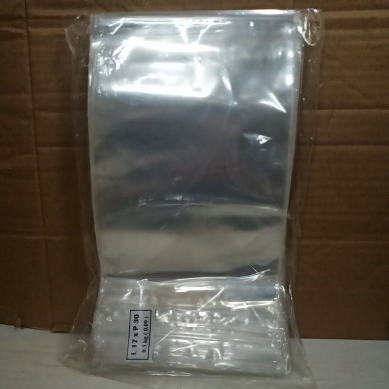 Plastik PP Zipper Lock Plastik Klip Bening 17 x 30 cm 1 Pack