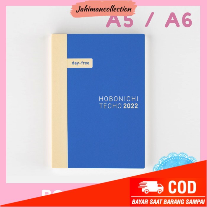 

✨ BISA COD ✨ Hobonichi Techo 2022 A5 / A6 Day Free | Hobonichi 2022 - A6