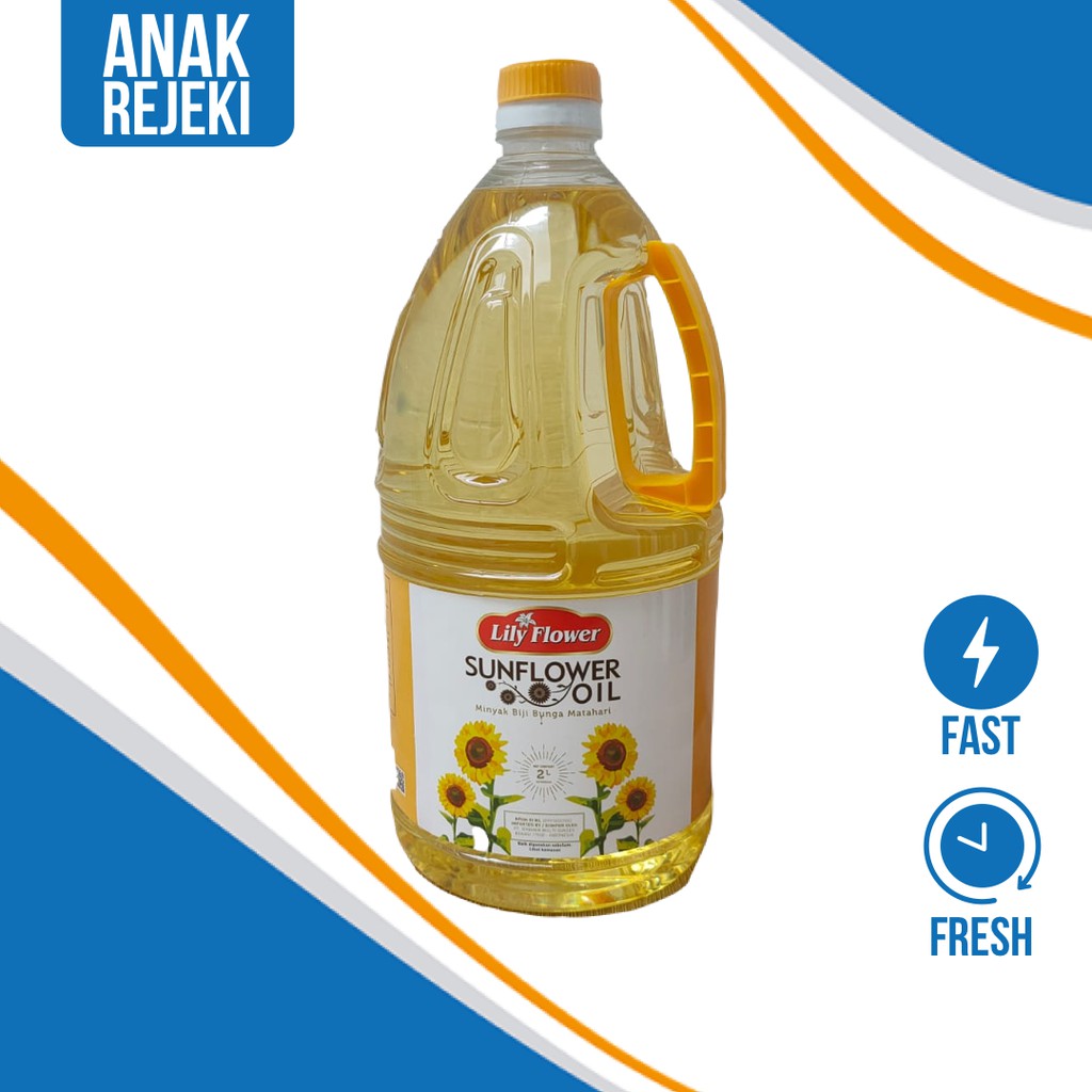 Jual Lily Flower Minyak Sunflower Oil 2L - Sun Flower Biji Bunga ...