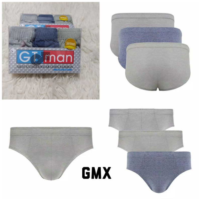 celana dalam pria  GTMan GMX  3pcs