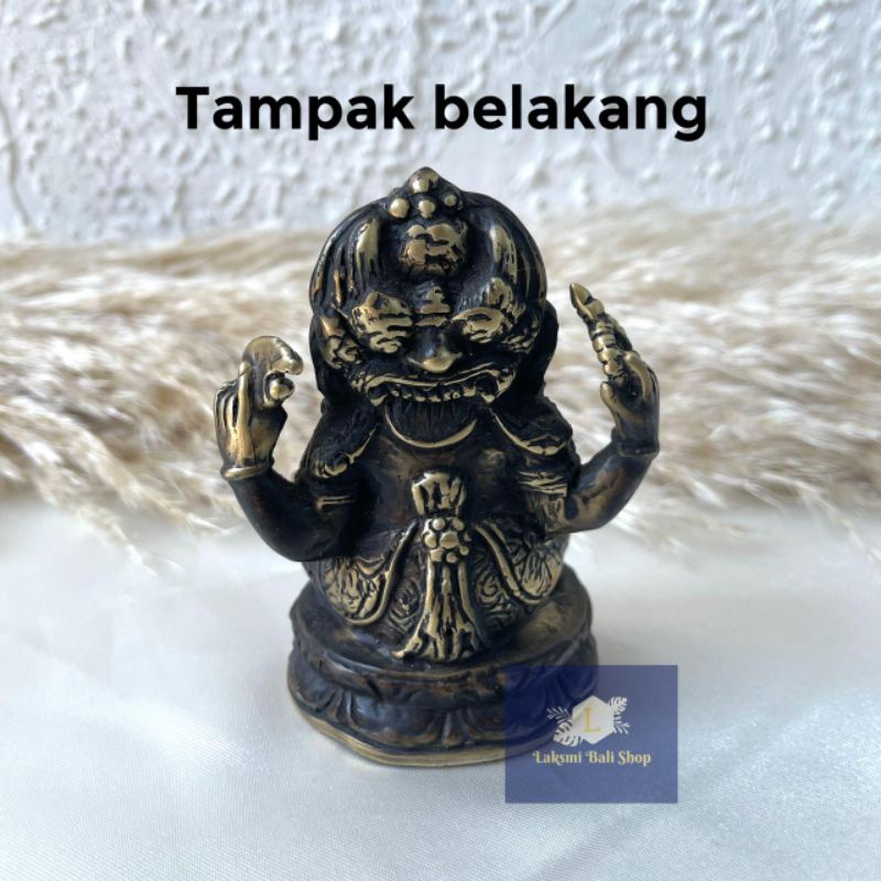 Patung Dewa Ganesha Bahan Kuningan