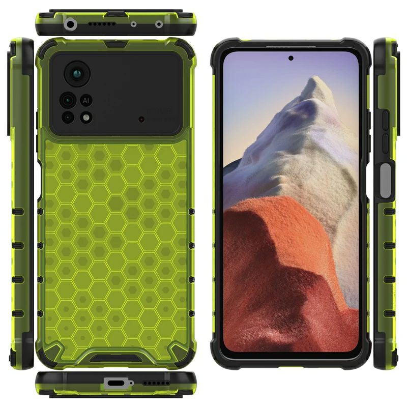 Case Xiaomi Poco M3 / M4 Pro 4G / M5 Hardcase Armor Honeycomb