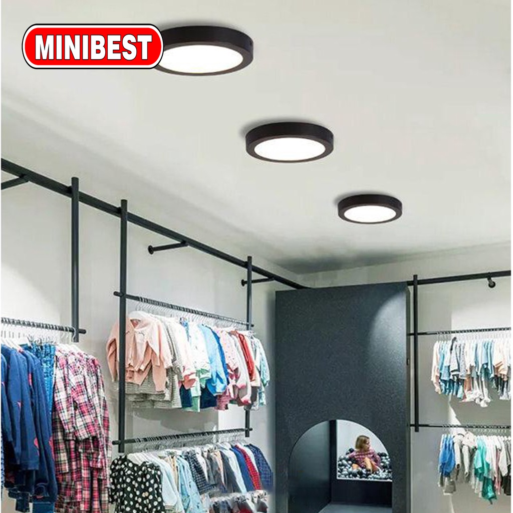 [SALE] DOWNLIGHT OUTBOW 888-30Watt KOTAK / BULAT / LAMPU PLAFON / BK / WH - KOTAK HITAM, PUTIH 6500K
