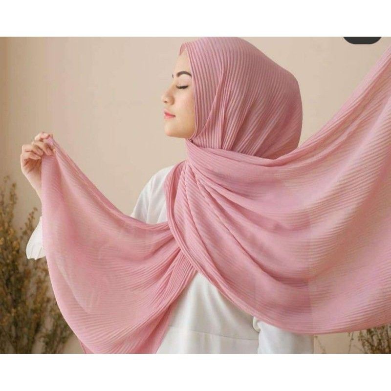 PASHMINA PLISKET PREMIUM / JILBAB PLISKET