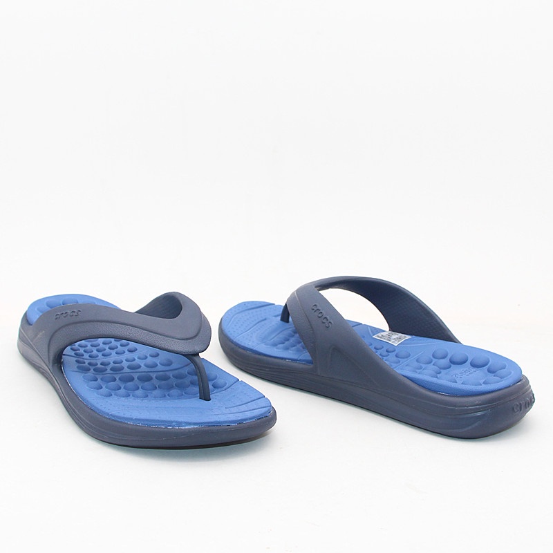 Crocs /  Sendal Jepit Pria Dan Wanita Sendal / Crocs Reviva Flip Rubber Original / Anti Air205545