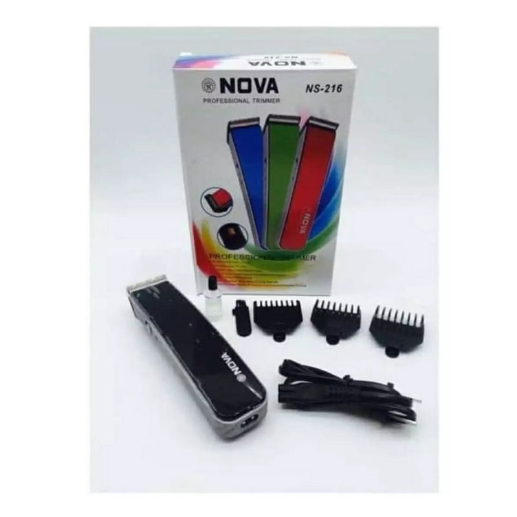 PROMO COD !! Alat Cukur Rambut Jenggot kumis Nova 216 Mesin Cukur Rambut Hair Clipper Nova M