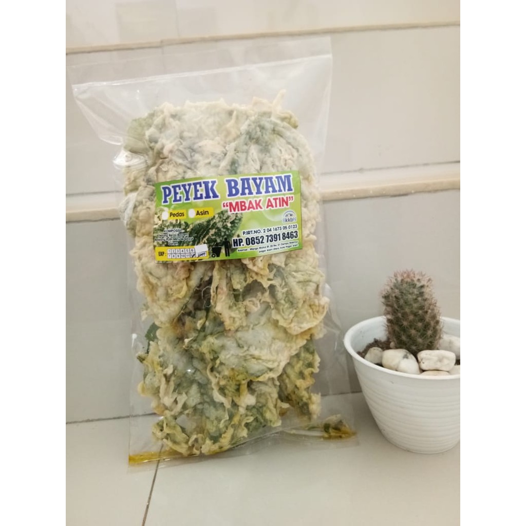 

Peyek Bayam Mbak Atin