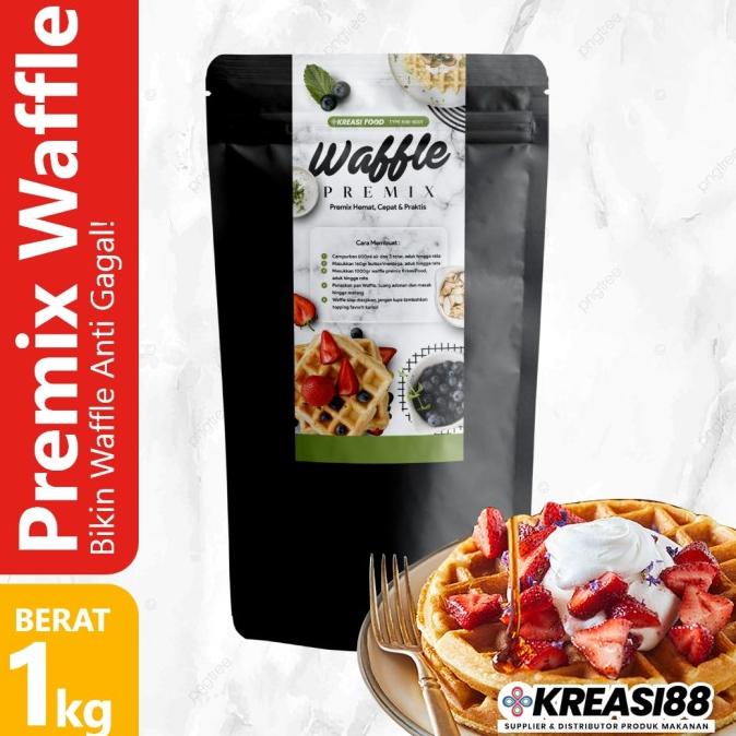 

Waffle Premix 1kg / Tepung Instant Waffle Pancake