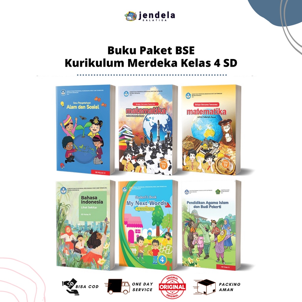 Buku Paket BSE Kelas 4 SD Kurikulum Merdeka - Buku Kelas 4 Kurikulum Merdeka