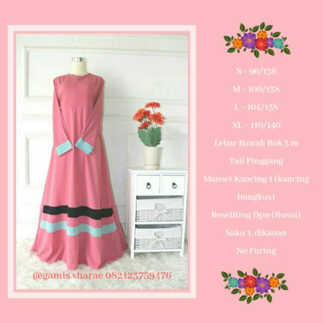 Gamis Ricis Pink