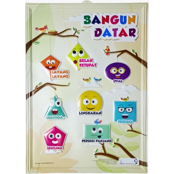 Jual Poster 3 Dimensi Bangun Datar Shopee Indonesia 5574