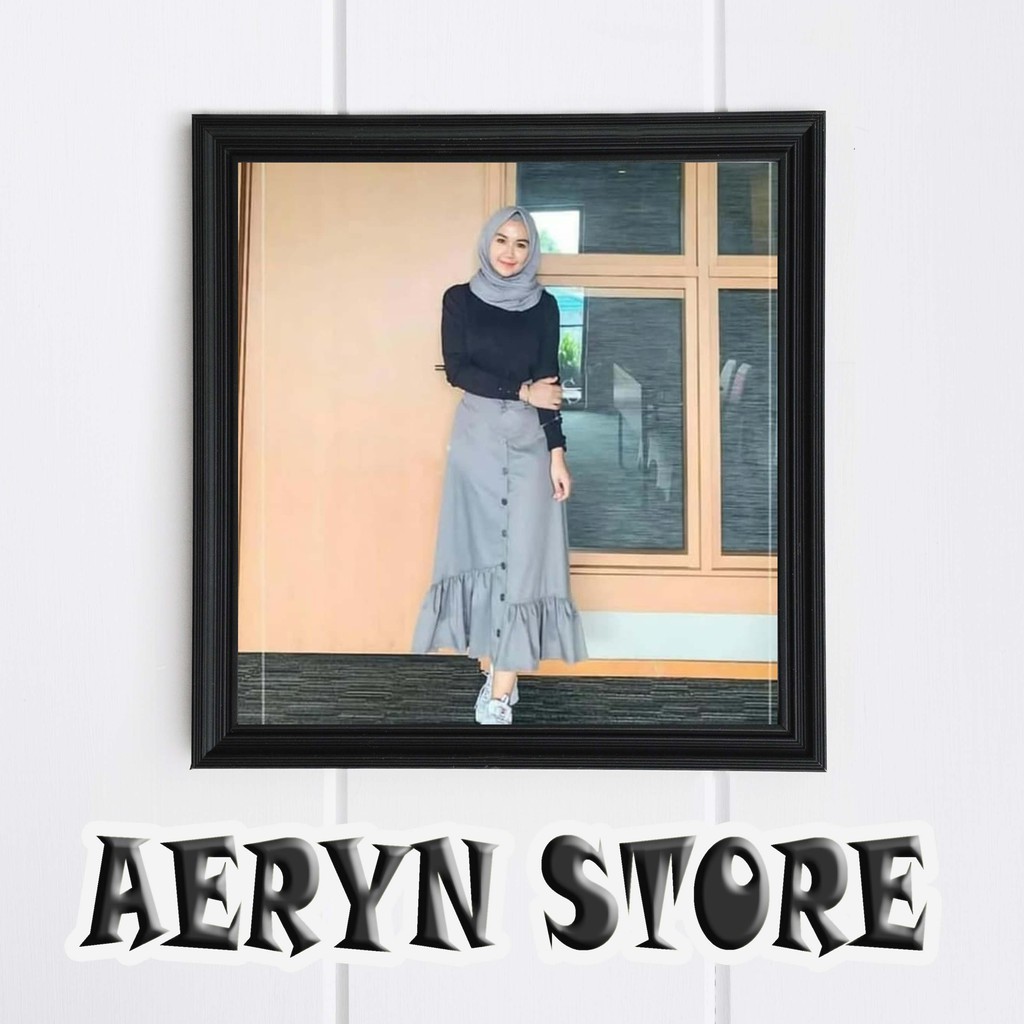 Gamis Wanita/Fashion Muslim Rok Panjang Wanita Rok Bahan Terbaru Sasa Skirt/Busana Muslim/Kaftan