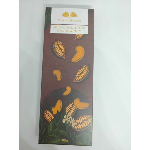 

Cemilan Manis asli kulon progo Yogyakarta Milk Chocolate Cashew Nut / Makaryo Coklat