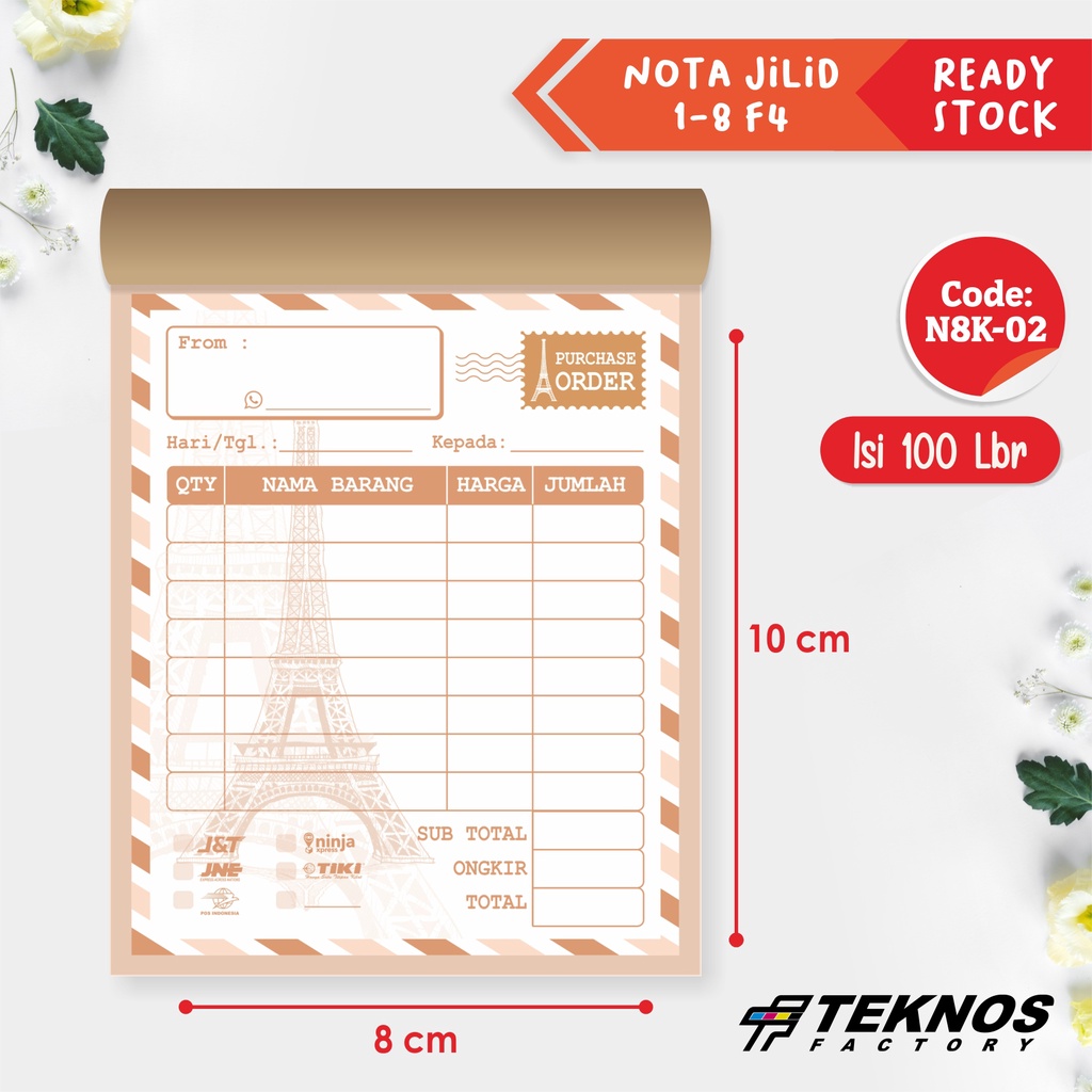 

NOTA OLSHOP READY 1 PLY LUCU MURAH [100 Lembar]