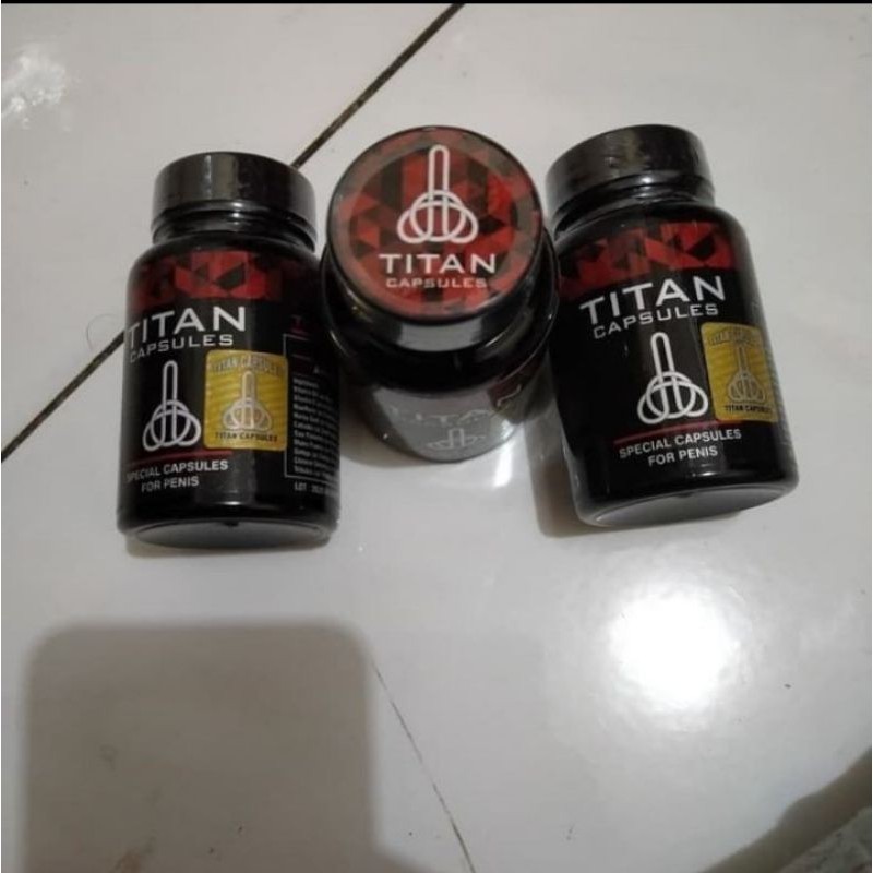 titan kapsul herbal kuat pembesar tahan lama pria perkasa/erogan/mak urut/quwles/triple l/zhangpower