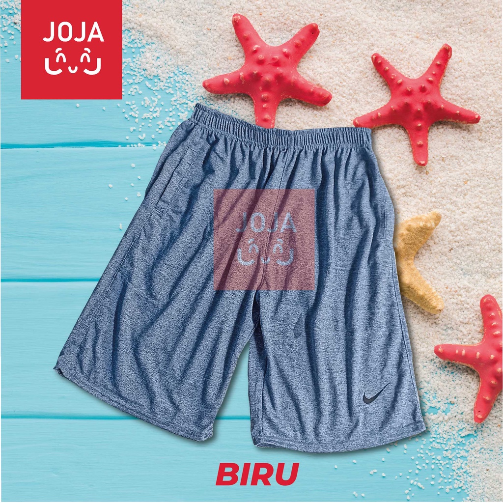 Celana Pendek Pria Kolor Cowok Polos Katun Jumbo