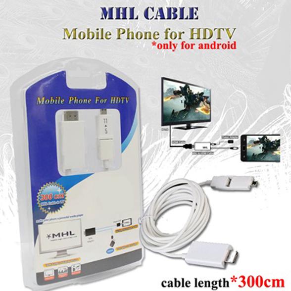 Produk Universal Mhl Cable, Conect Smartphone-Mu Ke Tv / Projector Promo