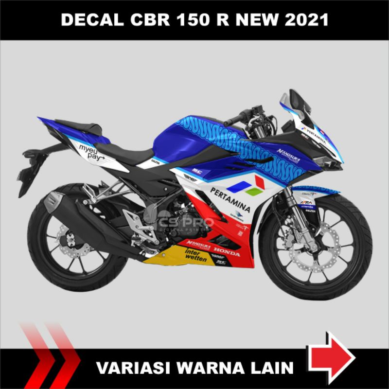 DECAL STIKER ALL NEW CBR 150R 2021 / STICKER CBR 150R 2021 MANDALIKA