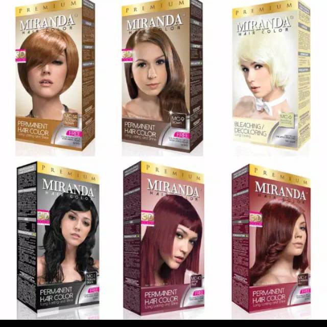 Miranda Semir perwarna rambut  cat  rambut  30ml Shopee 