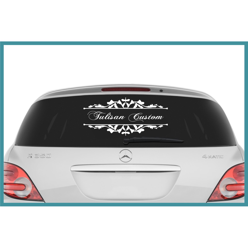 stiker sticker mobil costum