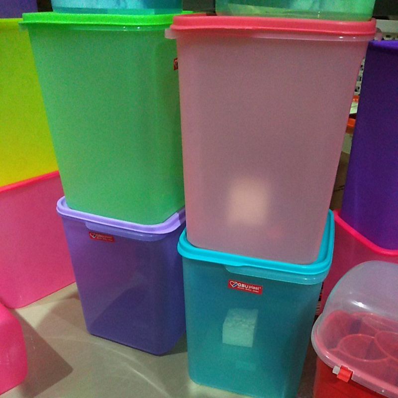 Toples Kerupuk  5,5 Liter GBU / Toples Tebal 5,5 L (GARANSI PECAH GANTI BARU)