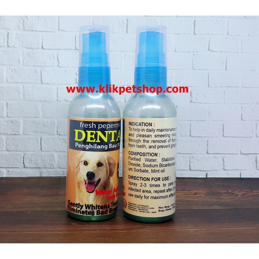 Dental Premium Dog semprot mulut Anjing Penghilang Bau Mulut