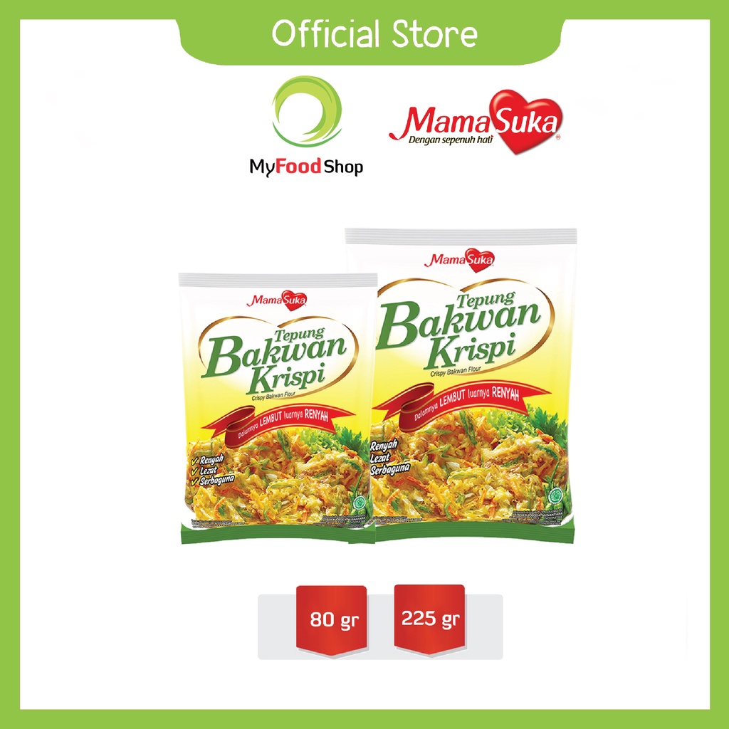 

MamaSuka - Tepung Bumbu Bakwan Original 250 gr