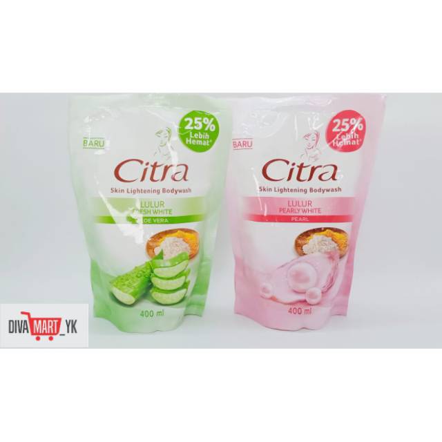 Citra lulur body wash reff. 400ml