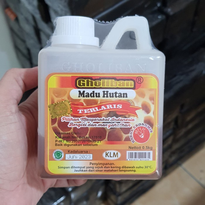 

201nhgg Madu Hutan Kalimantan Gholiban Plus Bee Pollen Royal Jelly 500 Gram Ds201Fs