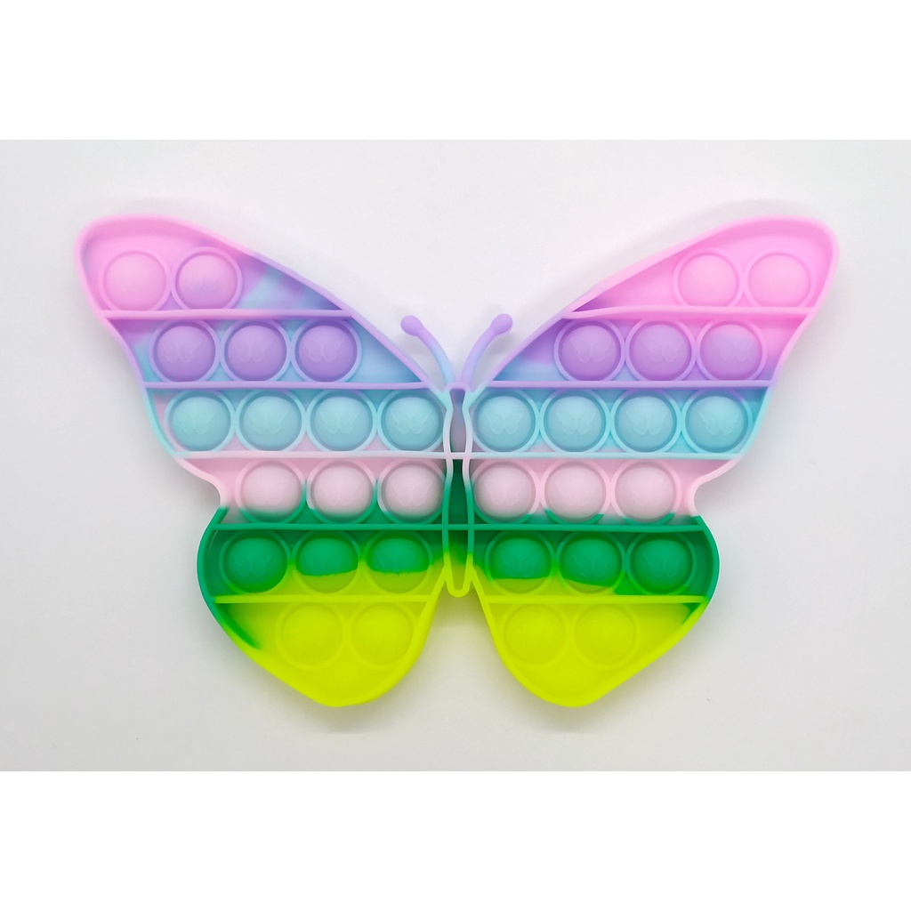 Pop It Fidged Toys Mainan TikTok Push Pop-Butterfly