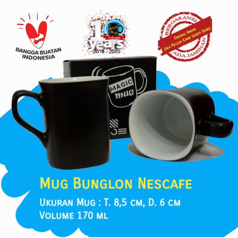 Mug Bunglon Nescafe Cetak