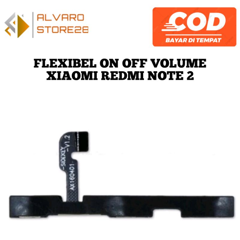 Flexibel On/Off + Volume Xiaomi Redmi Note 2 Ori