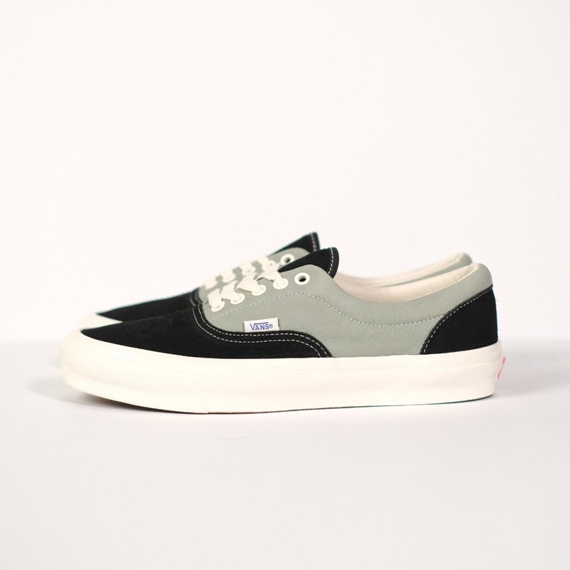 Vans Era OG LX Suede Nubuck Black Green Milieu REPLACE BOX