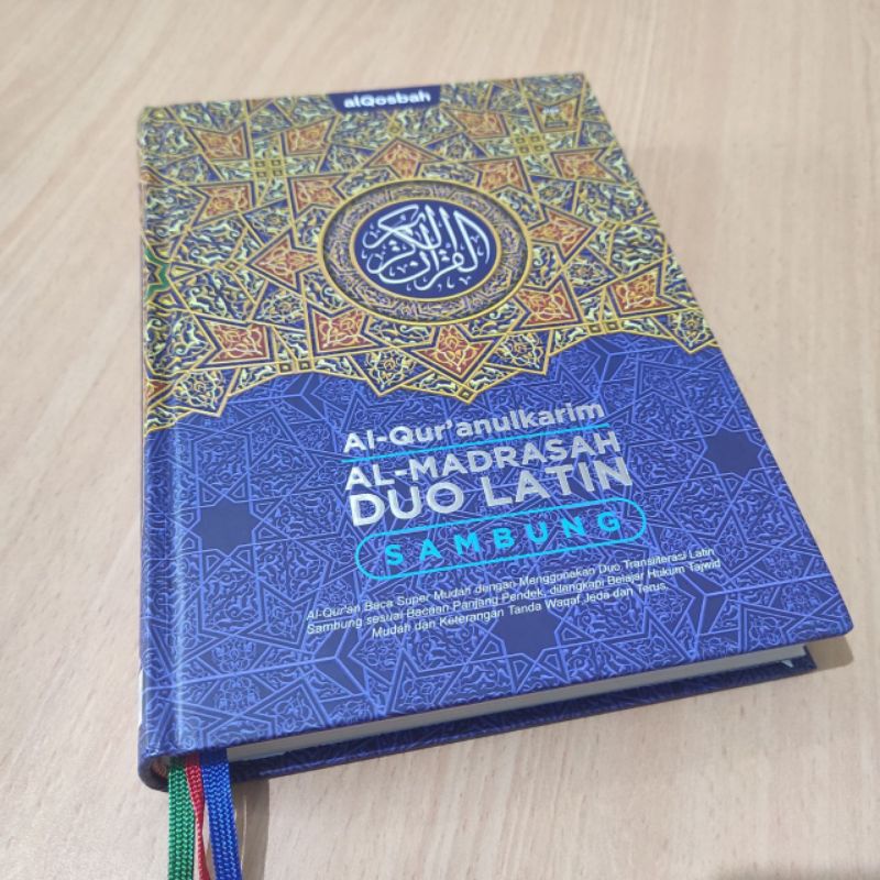 ORIGINAL ALQURAN DUO LATIN SAMBUNG DARI ALQOSBAH FREE BONUS SPESIAL