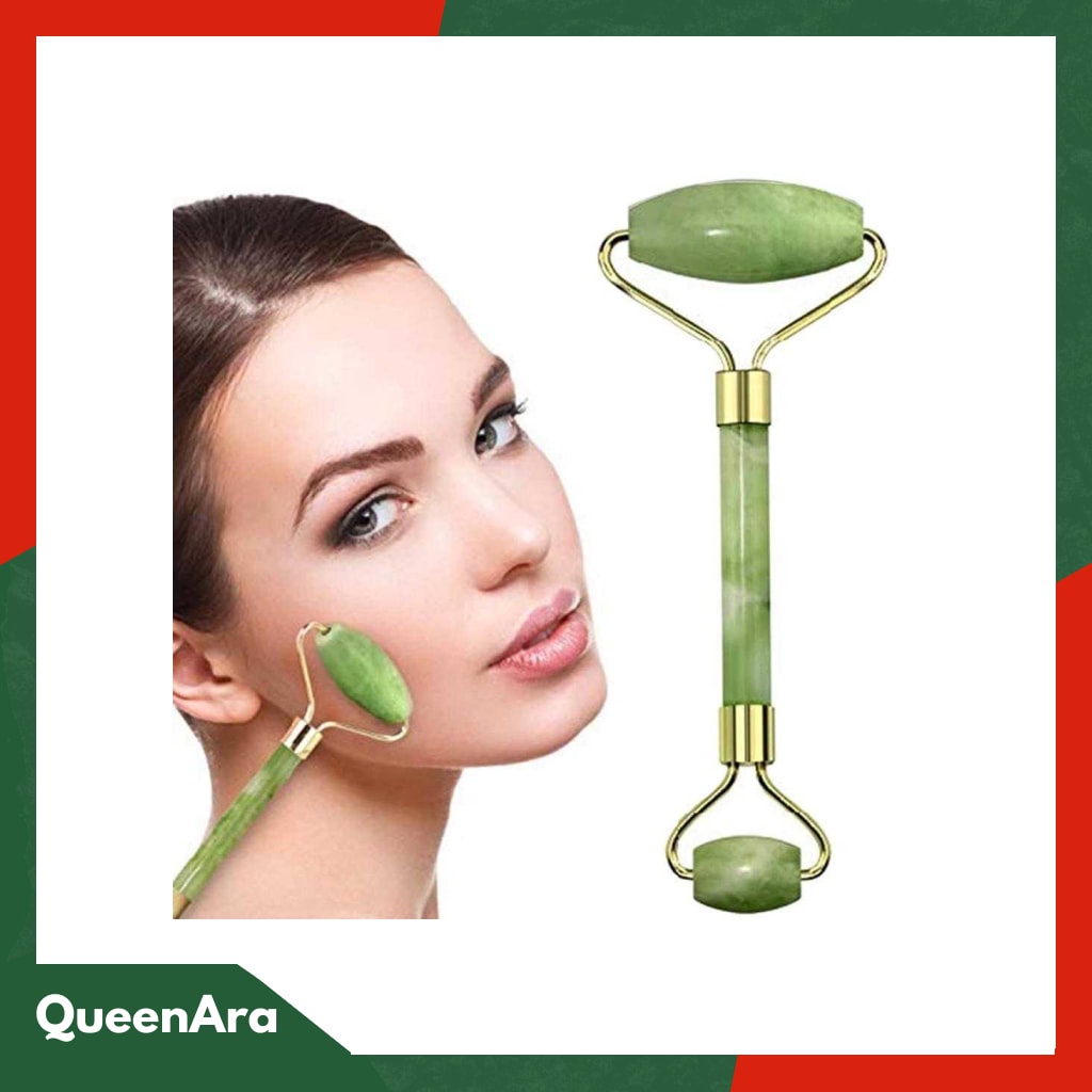 Ecoco Jade Roller Pijat Muka Tirus Facial Face Massage - 00