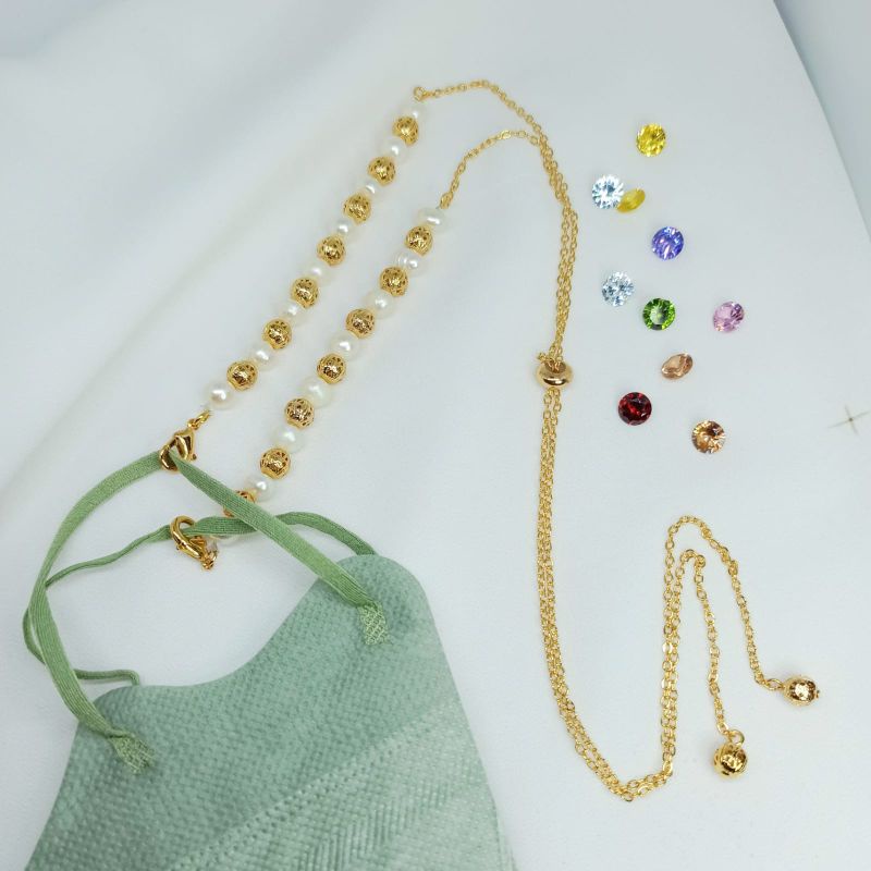 STRAP / KONEKTOR MASKER MUTIARA LOMBOK ASLI