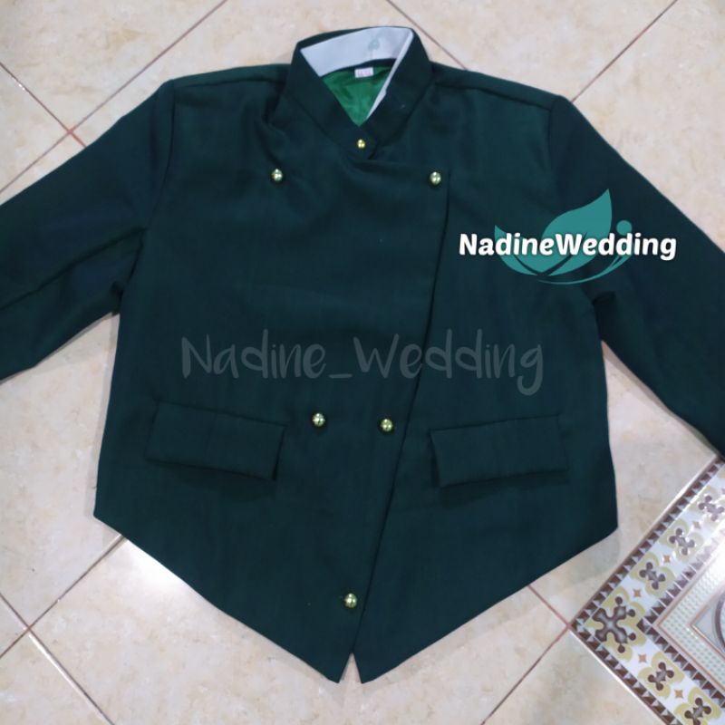 Beskap Solo - Warna Hijau Botol / Beskap Jawa